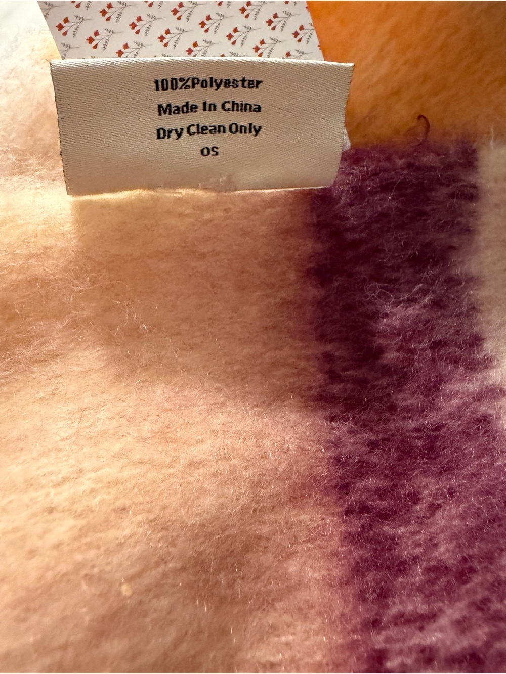 Lulla Colection Cozy Colorblock Pom Pom Scarf NWT - Picture 4 of 6